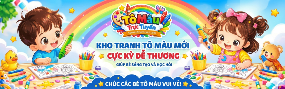 Banner Trang Tranh Tô Màu Mới