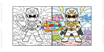 tô màu siêu nhân gao