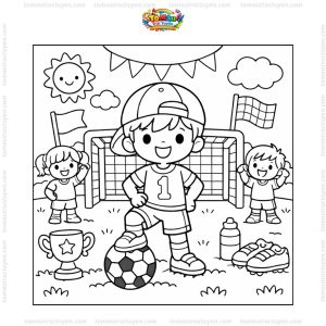 Tranh tô màu đội bóng đá