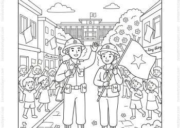 Tranh tô màu giải phóng miền nam