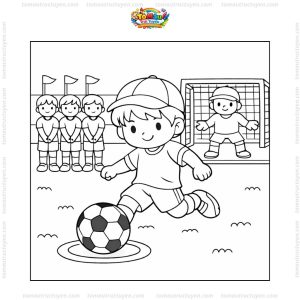 Tranh tô màu pha đá phạt