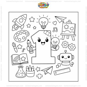 Tranh tô màu số 1 sáng tạo